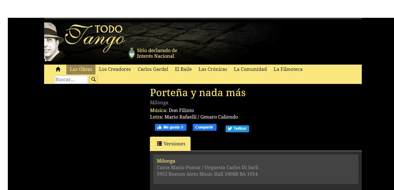 PORTEÑA Y NADA  MAS