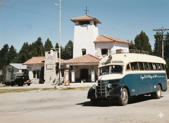 EL CRUCERO Y COLECTIVO RAYO DE SOL (AÑOS 40)