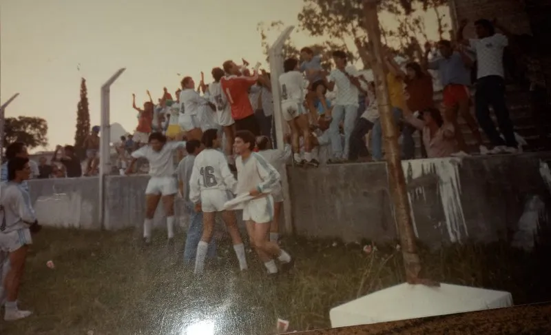 DEPORTIVO NORTE FESTEJANDO EL TÍTULO EN LIGA SANTA MARIA