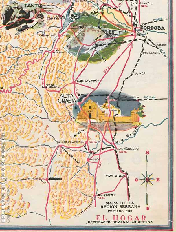 Año 1930 MAPA REGION SERRANA REVISTA EL HOGAR-compressed