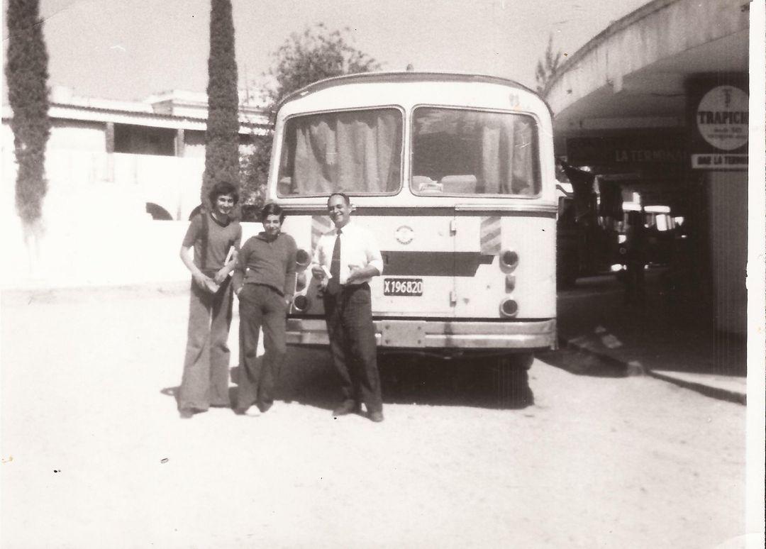 ALDO MARIO MARTINESSI EN LA VIEJA TERMINAL DE OMNIBUS